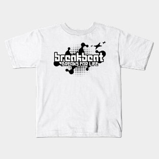 BREAKBEAT  - Breaks For Life Y2K (Black) Kids T-Shirt